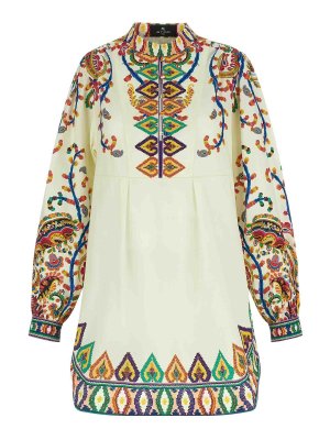 ETRO: ニーレングスドレス - 膝丈ドレス - マルチカラー