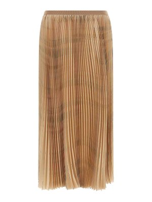 FABIANA FILIPPI: ニーレングススカート＆ミディ丈 - 膝丈/ミディスカート - ベージュ