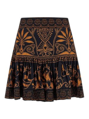 FARM RIO: ニーレングススカート＆ミディ丈 - 膝丈/ミディスカート - マルチカラー