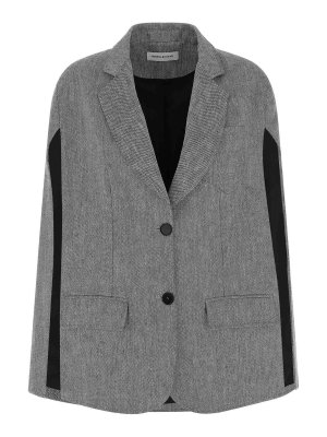 FEDERICA BONIFACI: Mantelle e poncho - Mantello monopetto