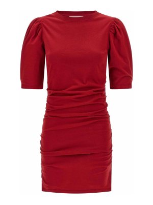 ISABEL MARANT: Knielange Kleider - Knielanges Kleid - Rot