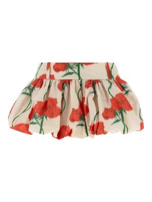 KENZO: mini skirts - Archive Rose Skirt