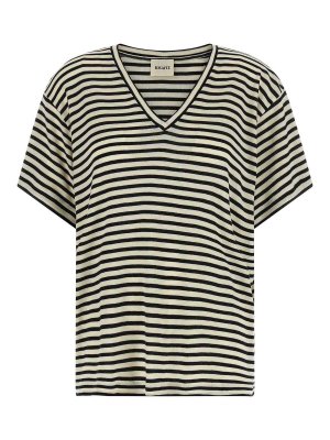 KHAITE: T-shirts - T-Shirt - Weiß