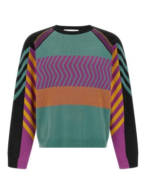 KIKO KOSTADINOV: crew necks - Gizi Panelled Sweater