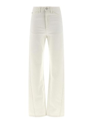 LEMAIRE: Casual Hosen - Casual Hose - Weiß