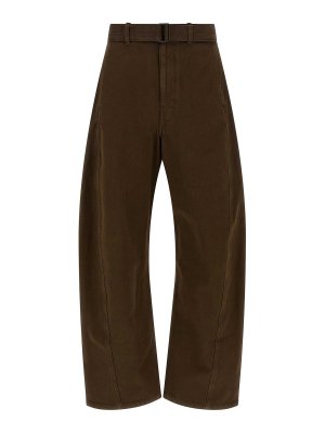 LEMAIRE: pantaloni casual - Pantaloni con cintura attorcigliata