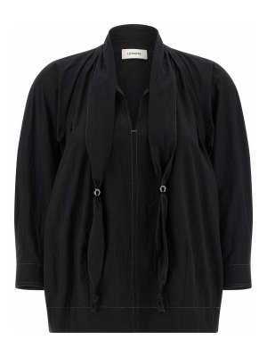 LEMAIRE: blouses - Blouse With Scarf