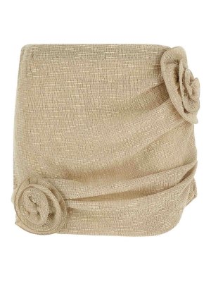 MAGDA BUTRYM: ミニスカート - ミニスカート - ベージュ