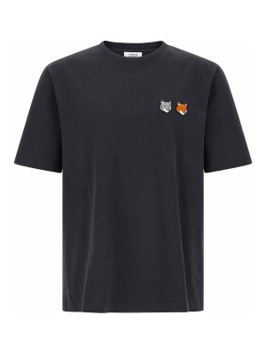 MAISON KITSUNÉ: Tシャツ - Tシャツ - グレー