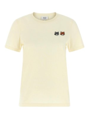 MAISON KITSUNÉ: Tシャツ - Tシャツ - 白