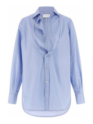 Maison Margiela: シャツ - シャツ - ライトブルー