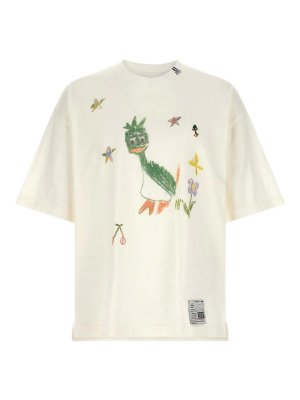 MAISON MIHARA YASUHIRO: t-shirts - Leon Kids Doodle T-Shirt