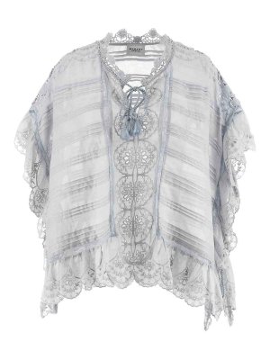 Isabel Marant Etoile: Tops y camisetas sin mangas - Top - Azul Claro
