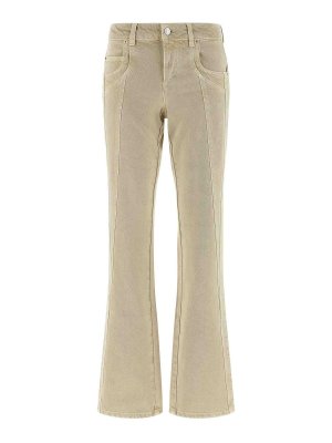 Isabel Marant Etoile: Jeans à jambe droite - Jean Droit - Beige