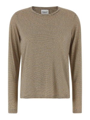 Isabel Marant Etoile: T-shirts - T-Shirt - Beige