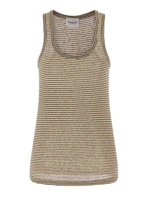 Isabel Marant Etoile: Tops y camisetas sin mangas - Top - Beis
