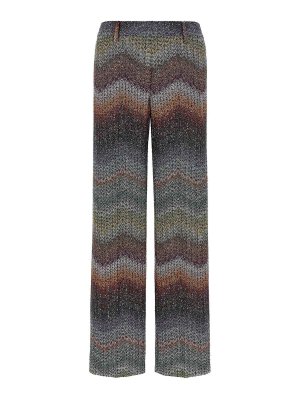 MISSONI: カジュアルトラウザー - カジュアルパンツ - マルチカラー