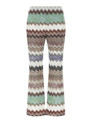 MISSONI: カジュアルトラウザー - カジュアルパンツ - マルチカラー