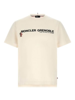 MONCLER: Tシャツ - Tシャツ - 白