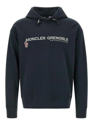 MONCLER: Sweatshirts & Sweaters - Logo Hoodie