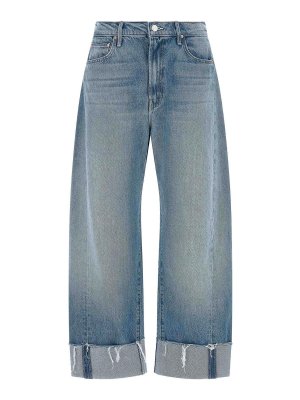 MOTHER: Jeans à jambe droite - Jean Droit - Bleu Clair