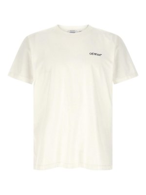 OFF-WHITE: Tシャツ - Tシャツ - 白