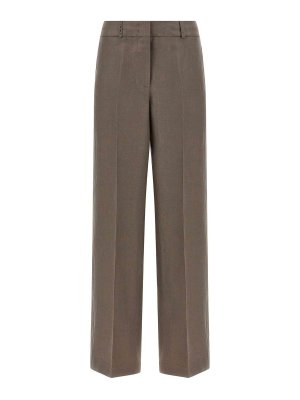 PESERICO: pantaloni casual - Pantaloni di lino