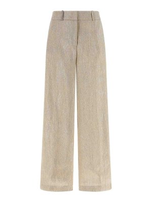PESERICO: casual trousers - Lam Thread Trousers