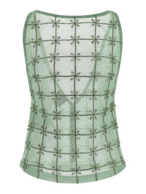 Pinko: Tops & Débardeurs - Top - Vert