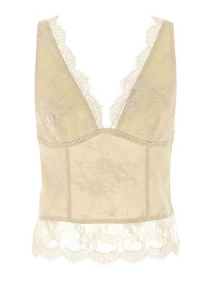 Pinko: Tops und Tank Tops - Top - Beige