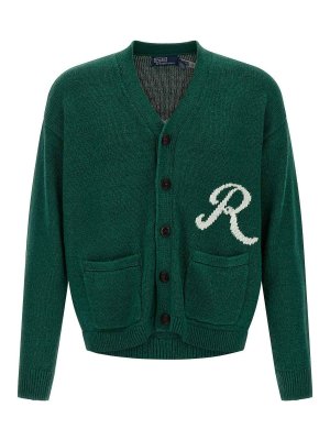 POLO RALPH LAUREN: cardigans - Intarsia Logo Cardigan