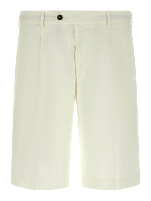 PT TORINO: Trousers Shorts - Stretch Cotton Bermuda Shorts