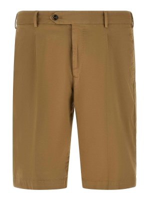 PT TORINO: Trousers Shorts - Stretch Cotton Bermuda Shorts
