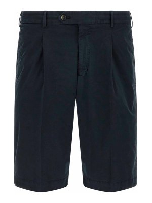 PT TORINO: Trousers Shorts - Stretch Cotton Bermuda Shorts