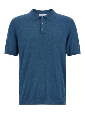 ROBERTO COLLINA: polo shirts - Spongy Effect Polo Shirt