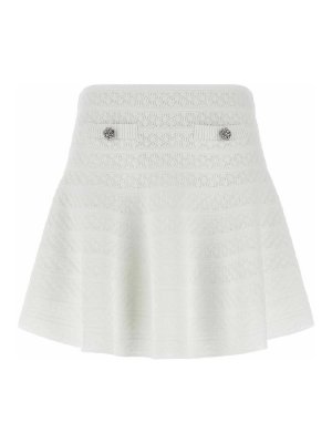 Self Portrait: ミニスカート - ミニスカート - 白