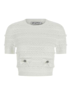 Self Portrait: Tops & Débardeurs - Top - Blanc