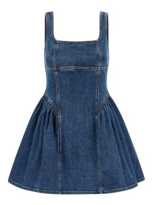 Self Portrait: short dresses - Denim Mini Dress