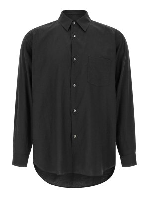 SSSTEIN: shirts - Cotton And Silk Shirt
