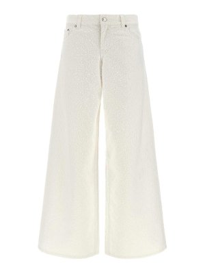 STELLA McCARTNEY: Jeans Rectos - Vaqueros Rectos - Blanco