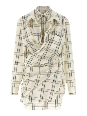 The Attico: ニーレングスドレス - 膝丈ドレス - マルチカラー