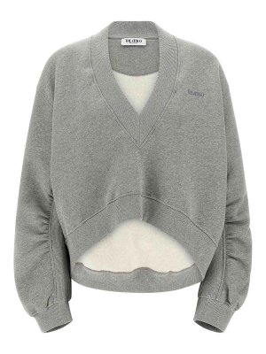 The Attico: Felpe e maglie - Felpa con ricamo logo