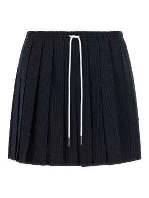 THOM BROWNE: flared jeans - Striped Skirt