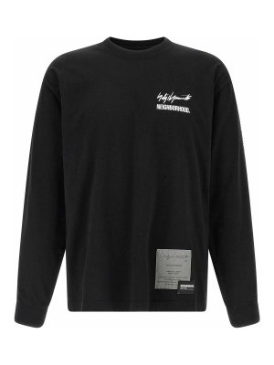 YOHJI YAMAMOTO: Tシャツ - Tシャツ - 黒