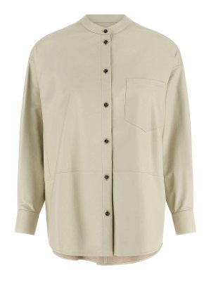 YVES SALOMON: Camisas - Camisa - Blanco