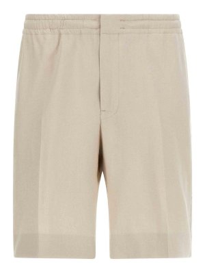 ZEGNA: Trousers Shorts - Linen Bermuda Shorts