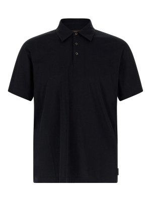 ZANONE: polo shirts - Cotton Silk Polo Shirt