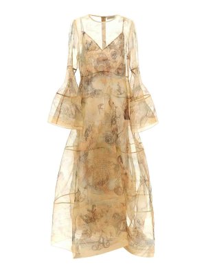 ZIMMERMANN: Knielange Kleider - Knielanges Kleid - Beige