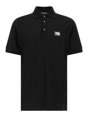 DOLCE & GABBANA: Polos - Polo - Negro