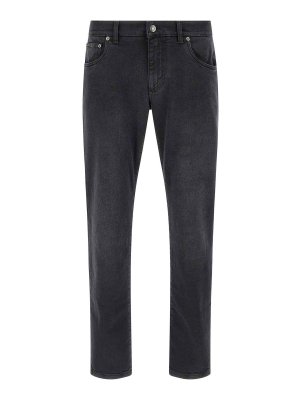 DOLCE & GABBANA: jeans dritti, a sigaretta - Jeans elasticizzati